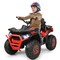 12 V Kids Electric Four Wheeler with 2 Powerful Drive Motors and Wear-Resistant Wheels